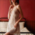 2Pcs V Neck Lace Nightdress And Panty