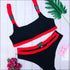 2pcs/set Sexy Buckle Women Bikini Swimsuits