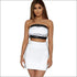 3M Reflective Fabric Design Tube Top Skirt