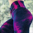 Abstract Lines Print Sexy High-waisted Sports Yoga Pants