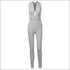 Backless Bandage V-neck Tight Jumpsuits