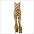 Backless Leopard Sleeveless Sling Flared