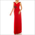 Beaded Long Sheath Evening Dress