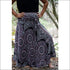 Black Pink Mandala Boho Skirt