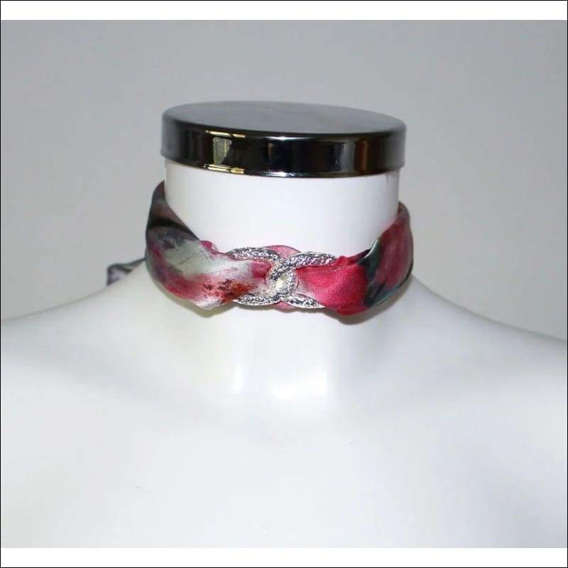 Blooming cherry Choker Necklace - Gold - Chokers - Necklaces