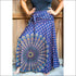 Blue Chakra Boho Skirt
