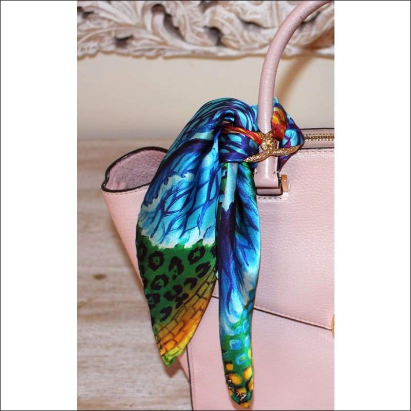 Blue Iris Join Infinity silk bracelet - Gold - Bracelets