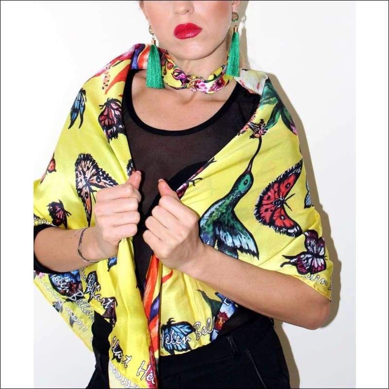 Butterfly Paradise Choker Necklace - Gold - Chokers - 