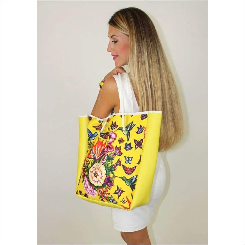 Butterfly Paradise Neoprene bag - Helens Bags