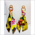 Butterfly Paradise silk tie earring &bracelet set