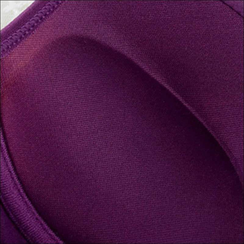 Butterfly Pattern Seamless Bra Set - Lingerie & Sleep