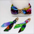 Butterfly silk tie earring
