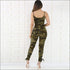 Camouflage Print Bandage Hollow Tight Sling