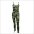Camouflage Print Bandage Hollow Tight Sling