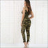 Camouflage Print Bandage Hollow Tight Sling