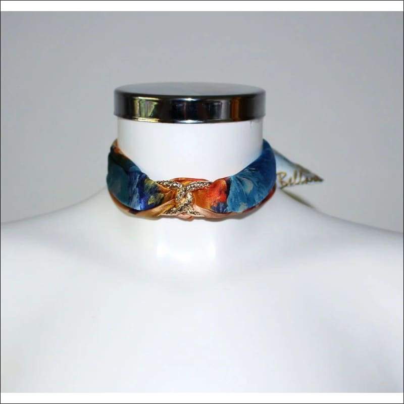 Caribbean woman Choker Necklace - Gold - Chokers - Necklaces