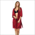Casual Half Sleeve Surplice Loose Night-robe