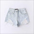 Casual Sexy Loose Pattern Ripped Denim Shorts