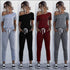 Casual Short-sleeve Irregular Jumpsuits