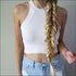 Casual Summer Sleeveless Cropped Knitting Tank Tops