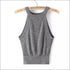 Casual Summer Sleeveless Cropped Knitting Tank Tops