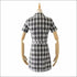 Casual Summer Two-piece Outfit Vintage Style Plaid Pattern Buttoned