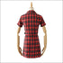 Casual Summer Two-piece Outfit Vintage Style Plaid Pattern Buttoned