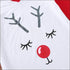 Christmas Deer Printed Pajama Set
