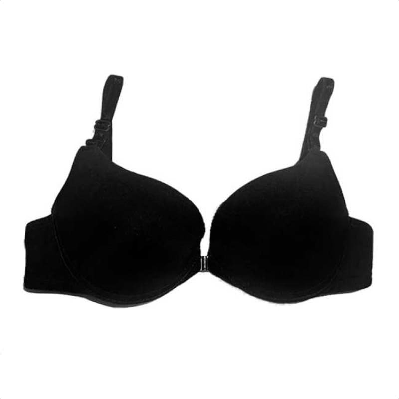 Closure Underwire Push-Up Bra Seamless Sexy Front - Lingerie