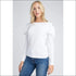 Cold Ruffle Long Sleeve Top