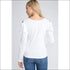 Cold Ruffle Long Sleeve Top