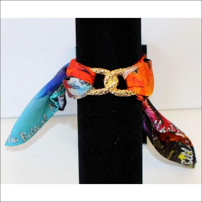 Colorful Corals ankle silk bracelet - God - Ankle Bracelets