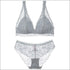 Comfort Wireless Padded Triangle Bra Brief Set