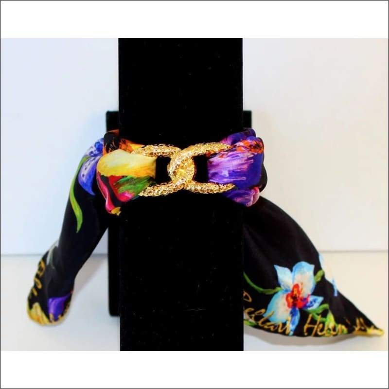 Coral Butterfly ankle silk bracelet - Gold - Ankle Bracelets