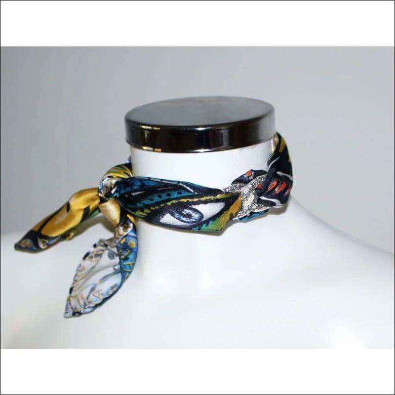 Coral Butterfly Choker Necklace - Gold - Chokers - Necklaces