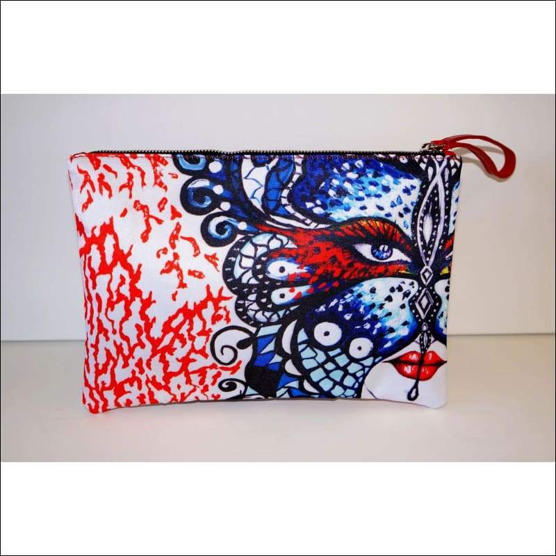 Coral Butterfly clutch bag - Helens Bags