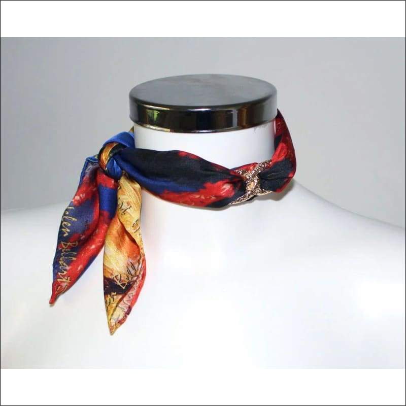 Coral Choker Necklace - Gold - Chokers - Necklaces