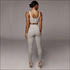 Cropped Tank Top And Tight Pants Sports Two Pieces Sets