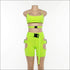 Cut Out Design Work-out Camis Shorts Set