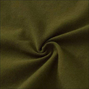 Cut-out Knotted Design Mock Neck Plain Color Two-piece Set