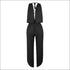 Deep V-neck Sleeveless Back Vent Jumpsuits