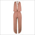 Deep V-neck Sleeveless Back Vent Jumpsuits