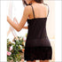 Deep V Women Sexy Lace Sleepwear Dress
