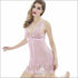 Deep V Women Sexy Lace Sleepwear Dress