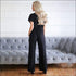 Dolman Sleeve Wrapped Jumpsuits