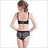 Double Closure Women Lace Push-up Bra Set