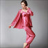 Elegant Autumn And Winter Silk Pajamas