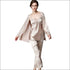 Elegant Autumn And Winter Silk Pajamas