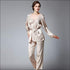 Elegant Autumn And Winter Silk Pajamas