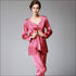 Elegant Autumn And Winter Silk Pajamas